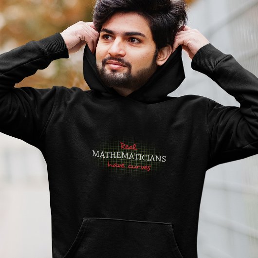 Real Mathematicians Have Curves | 面白い数学 パーカ