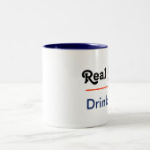 Real Men Drink Milk ツートーンマグカップ (中央)