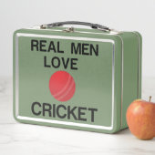 REAL MEN LOVE CRICKET メタルランチボックス (インサイチュ)