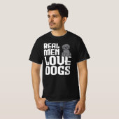 Real men love dogs tシャツ (正面フル)