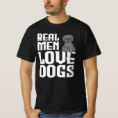 Real men love dogs tシャツ (正面)