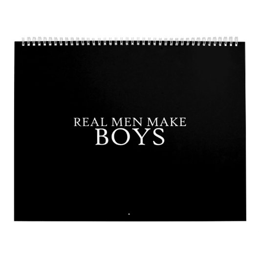 real men make boys カレンダー (カバー)