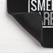 Real Men Smell Like Byrbecue Funny Bbq Grill Dad G マウスパッド (コーナー)