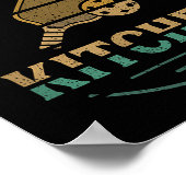 Real Men Stay Out Of The Kitchen Funny Ckleball Vi ポスター (角)