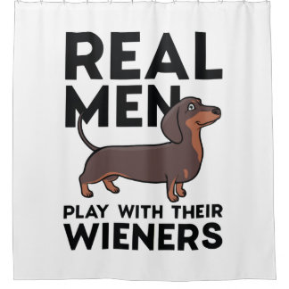 Real Men Wieners シャワーカーテン