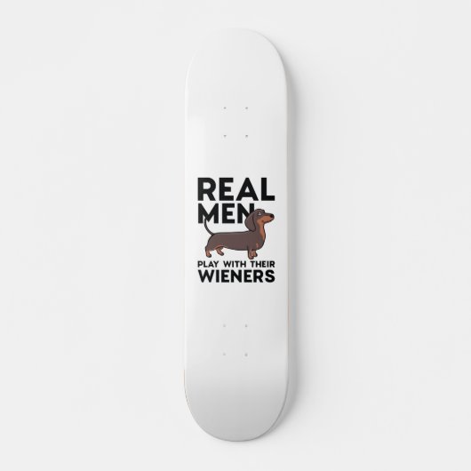 Real Men Wieners スケートボード (正面)