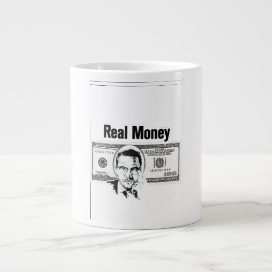Real money ジャンボコーヒーマグカップ (正面)