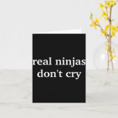 Real Ninjas Dont Cry  カード (黄色い花)