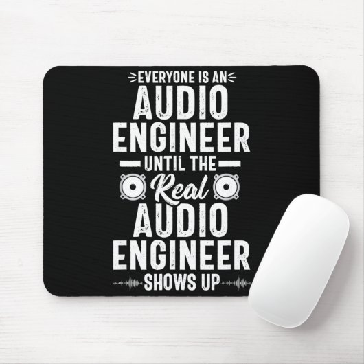 Real O Engineer Sound Engineering Funny Quote  マウスパッド (マウス)