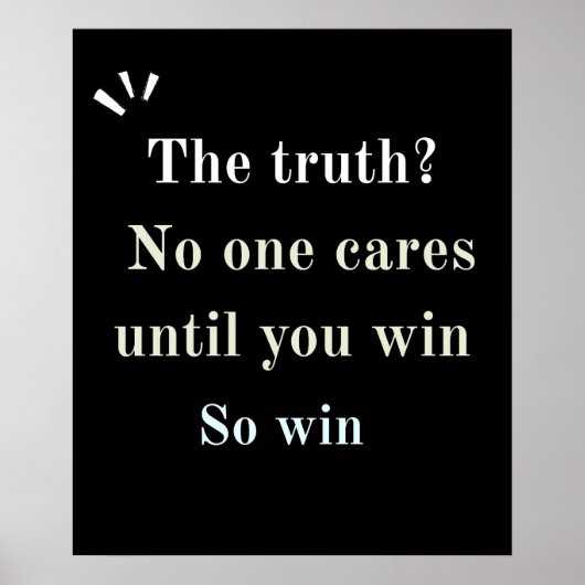 "Real Ones Act" Motivational Quote  ポスター (正面)