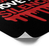 Real Ones Move In Silence Money Quote Urban  ポスター (角)