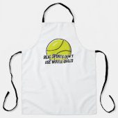 Real Sports Don't use Wiffle Balls エプロン (正面)