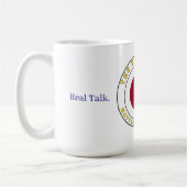 Real Talk. Real Kindness. コーヒーマグカップ (左)