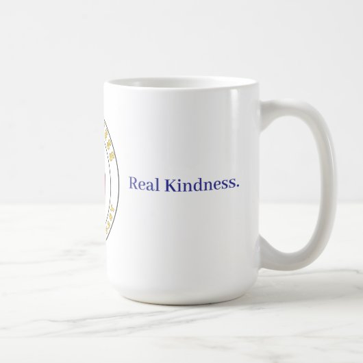Real Talk. Real Kindness. コーヒーマグカップ (右)