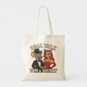 Real Talk with Tom and Sherry Tote Bag 2 トートバッグ (正面)