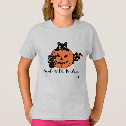 “Real with Kindness” Halloween Kids T-Shirt  Tシャツ (正面)