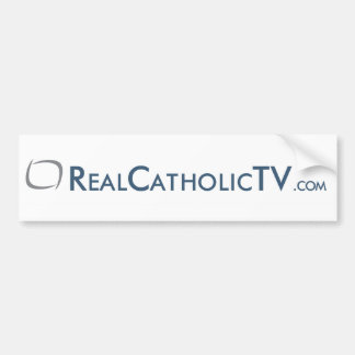 RealCatholicTV.com バンパーステッカー