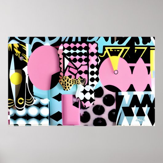 Realigned in Memphis Design ポスター (正面)