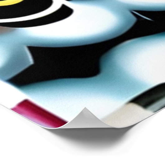 Realigned in Memphis Design ポスター (角)