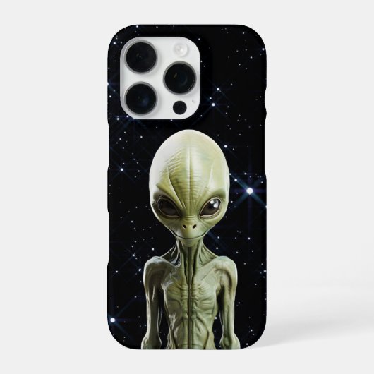 Realistic Alien  iPhoneケース (裏面)