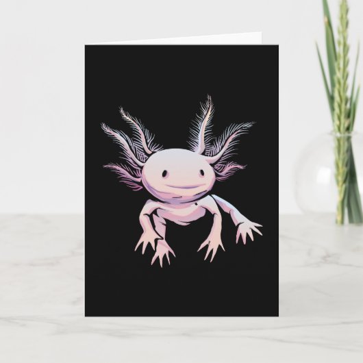 Realistic Axolotl Animal カード (正面)