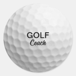 Realistic Ball | Golf Coach ラウンドシール