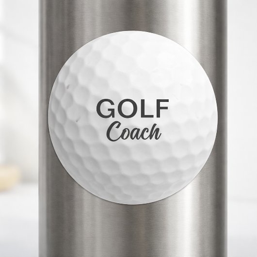 Realistic Ball | Golf Coach ラウンドシール