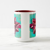 Realistic Bow Painting - Holiday Decor マグカップ (中央)