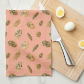 Realistic Chocolate Chip Cookie Kitchen Towel キッチンタオル (四つ折り)