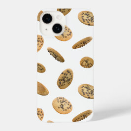 Realistic Chocolate Chip Cookie Phone Case iPhone 14ケース