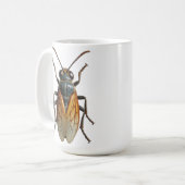 Realistic Cicada Insect Art Entomology Nature コーヒーマグカップ (正面左)