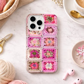 Realistic Crochet Granny Square iPhoneケース