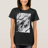 Realistic Dragon Drawing Sticker1  Tシャツ (正面)