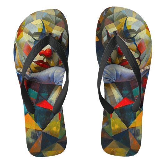 realistic drawing ビーチサンダル (フットベッド)