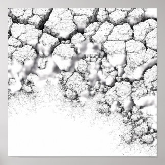 Realistic Dried Grime and Salt Crust Texture ポスター