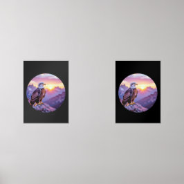 Realistic Eagle on Rock – Majestic Wildlife Scene