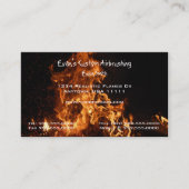 Realistic Flames名刺 名刺 (正面)