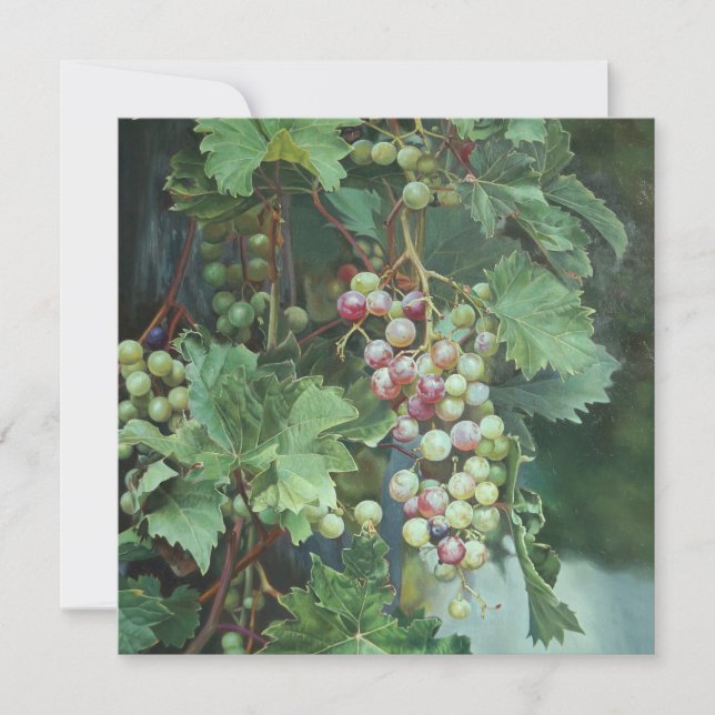 Realistic Grape Vine with Leaves – Fine Art (正面)