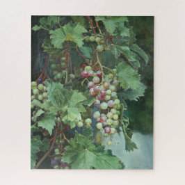 Realistic Grape Vine with Leaves – Fine Art ジグソーパズル