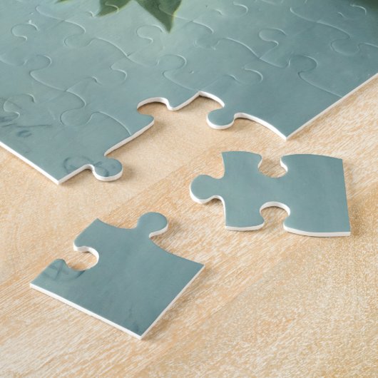 Realistic Grape Vine with Leaves – Fine Art ジグソーパズル (側面)