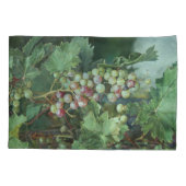 Realistic Grape Vine with Leaves – Fine Art 枕カバー (裏面-左)