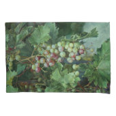 Realistic Grape Vine with Leaves – Fine Art 枕カバー (正面左)