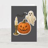 Realistic Halloween Sticker  カード (正面)
