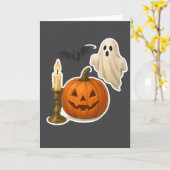  Realistic Halloween Sticker  カード (黄色い花)