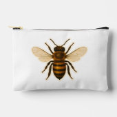 Realistic Honey Bee Design アクセサリーポーチ (正面)