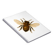 Realistic Honey Bee Design ノートブック (右側)