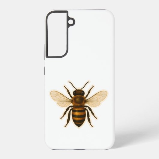 Realistic Honey Bee Design Samsung Galaxyケース (裏面)