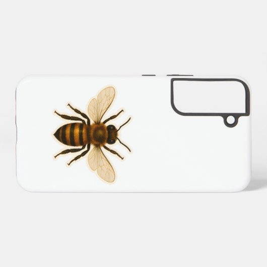 Realistic Honey Bee Design Samsung Galaxyケース (裏面横)