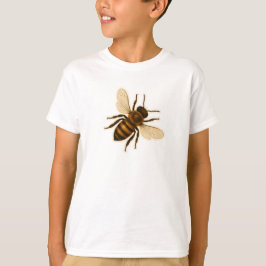 Realistic Honey Bee Design Tシャツ