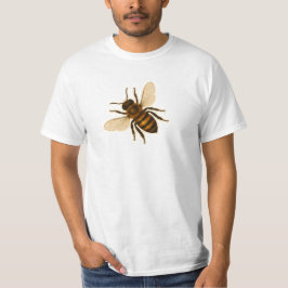 Realistic Honey Bee Design Tシャツ
